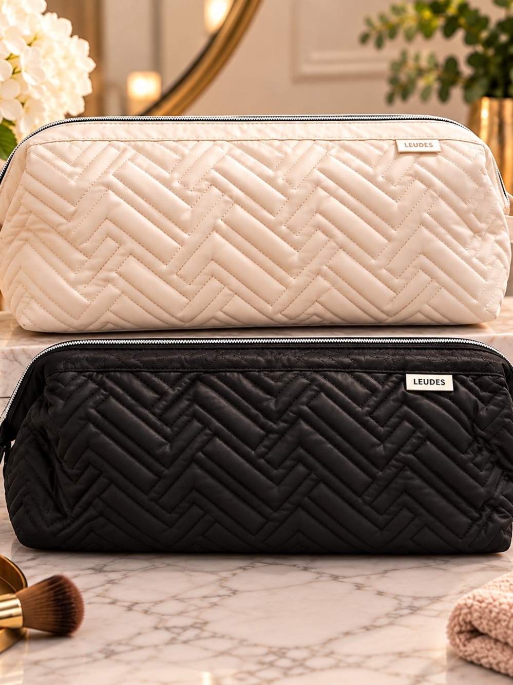 Leudes Padded Hair Tool Travel Organizer Bag
